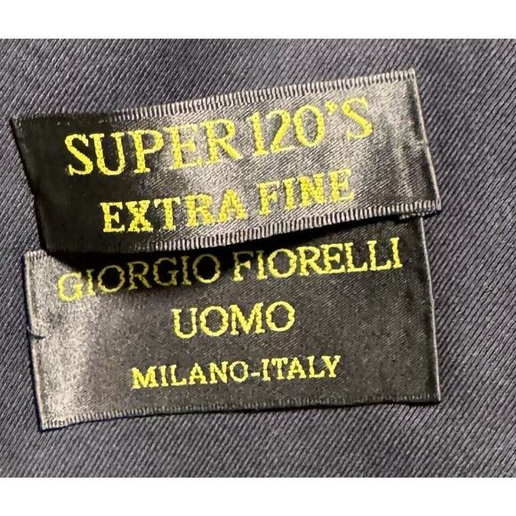 GIORGIO FIORELLI UOMO Mens 48 Suit Jacket Super 120s Extra Fine - Picture 2 of 6